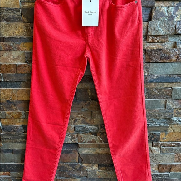 Paul Smith Junior 5 Pocket Skinny Jeans with Zebra Embroidered on back pocket - Picture 5 of 9